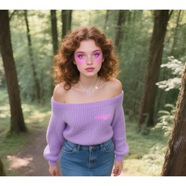 ProNature Guts Necklace, Music Album Inspired Necklace, Delicate Fan-Themed Jewelry for Concerts & Birthdays - Dainty Stainless Steel Chain for Women, Perfect Party Favor Gift for Music