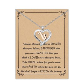 FUSTMW Saxophone Necklace Saxophone Gifts for Saxophone Players Necklace Saxophone Lover Gifts Saxophone Jewelry for Women, Small, No Gemstone