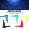 10Pcs Banana Plug Safety Sealed Protection Shrouded 90 Degree DIY