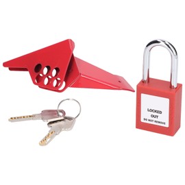 Standard Ball Valve Blocks, Small Ball Valve Lockout for Electricity Resistant Safety