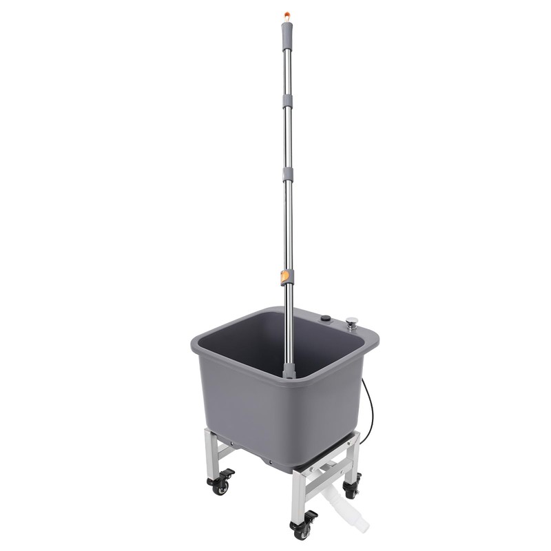 CUBELLIN Floor Mop Sink Plastic Utility Sink with One-Touch Drain