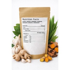 GARLIC, GINGER, TURMERIC with PANDAN, AROMATIC GINGER & CINNAMON - 30 teabags