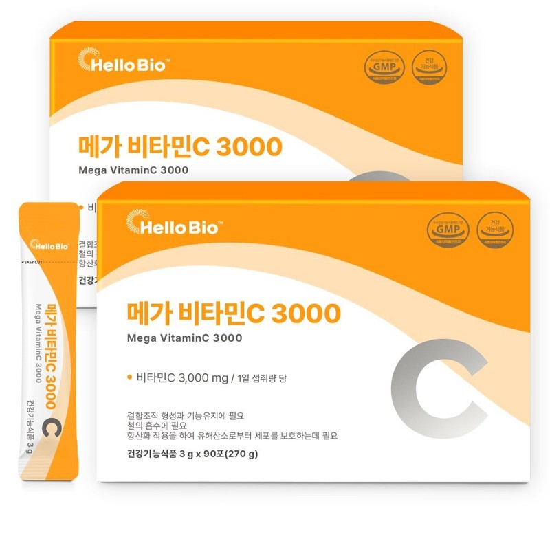 Partner_Reference Mega Vitamin C 3000 270g 2pcs / 메가 비타민C