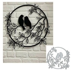 Animal Bird Metal Die Cuts for Card Making,Valentine Bird Tree Leaf Card Cutting Dies Cut Stencils DIY Scrapbooking Album Decorative Embossing Paper Card Embossing Craft