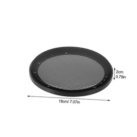 Gatuida 2pcs Speaker Net Covers for Car Subwoofer Protective Mesh Grille Fits Speakers Easy Installation Black Iron Design for Enhanced Sound Protection
