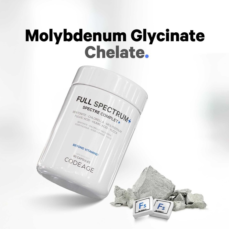 Codeage Full Spectrum+ Systemic Binder Supplement - Activated Charcoal Pills,