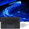 Wireless Keyboard Portable Scissor Key Foot Keyboard with Touchpad for