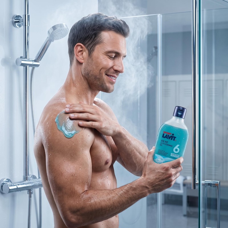 SPORT LAVIT® Ice Fit Sport Shower Gel 250 ml, Duschfit