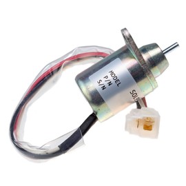 Fuel Shut Off Solenoid M806808 Compatible with John Deere 3009 3011 3012 3014 3015 4019 4X2 6X4 3215 3235 2653A 3215A 4100 2500 2020 1545 3215B 990 4010 4115 3225C 500 X495 X595 2210 3235C 3245C