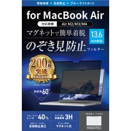 HOGOTECH MacBook Air 13.6-inch M3 M2 Magnetic, Anti-Glare, Blue Light Cut, 2024 2022