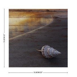 Beach Ocean Theme Starfish Seashell Nursery Home Decor Wall Art Murals Summer Blue Sea Painting Removable Wall Stickers for Sofa Classroom Bathroom Tumblers Vinyl