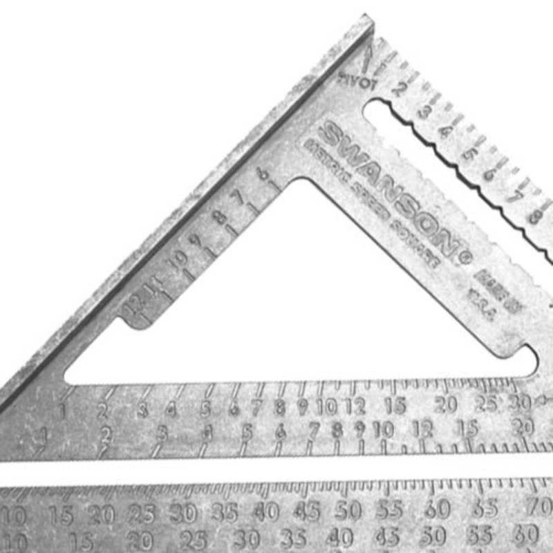 Swanson NA202 Metric Speed Square Layout Tool (Aluminum)