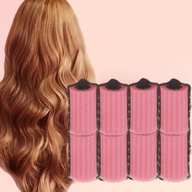Gourf Self-Sponge Volume Wave Hair Roll 8P RD-11325 2ea
