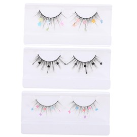 Healeved False Eyelashes 3 Pairs Natural Look Wispy Lash Extensions for Women