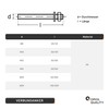OPIOL QUALITY® Anchor Rods M8 x 110 mm Made of