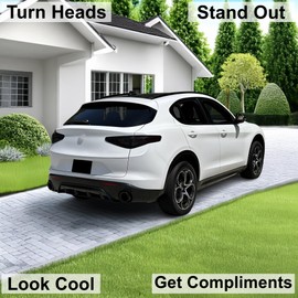 BOGAR TECH DESIGNS Rear Taillight Tail Light Tint Kit PPF Compatible with Alfa Romeo Stelvio 2019-2025, Dark Smoke