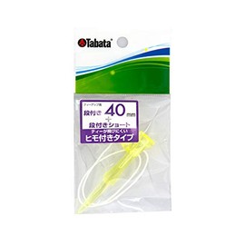 Tabata(タバタ) ゴルフ ティー 紐付き プラスチックティー 段付 段付ティー ST 40mm GV1416 40