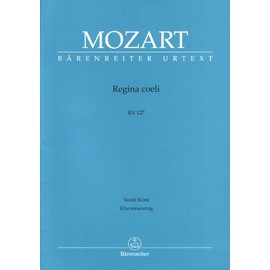 BARENREITER MOZART W.A. - REGINA COELI KV 127 - VOCAL SCORE Classical sheets Choral and vocal ensembles