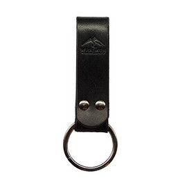 Wisemen Trading Dangler Loop Leather Belt Tool Holder with Metal Ring Made in USA (Brown)
