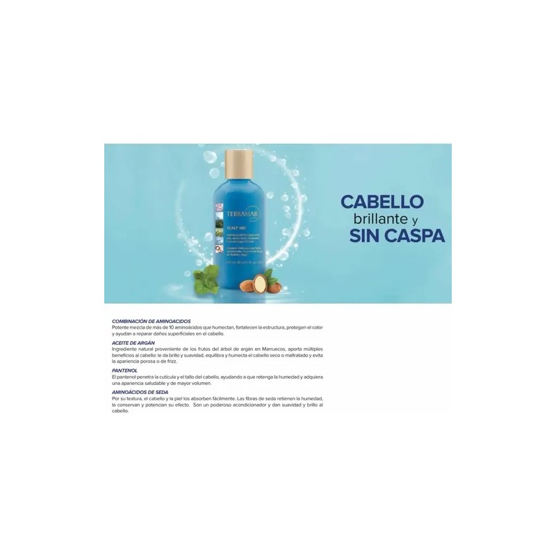 Terramar Shampoo Anticaspa Seda Scalp Aid