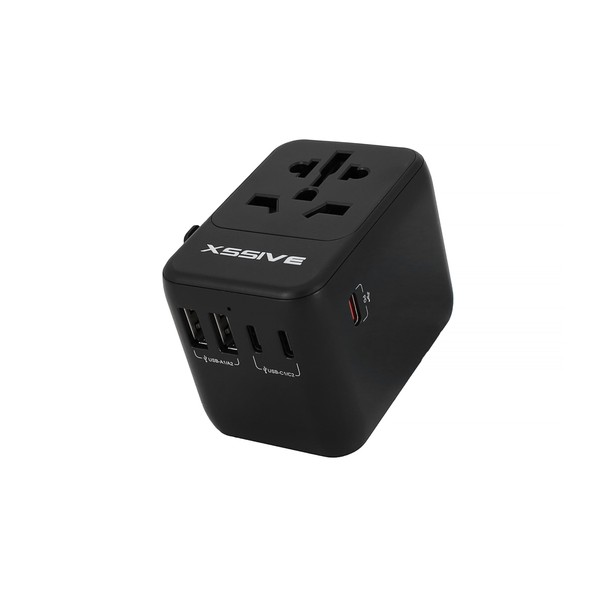 Travel Adapter Worldwide, Travel Adapter, Socket Adapter with 2 USB,