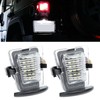 Pair of LED License Number Plate Lamp Light Fit for