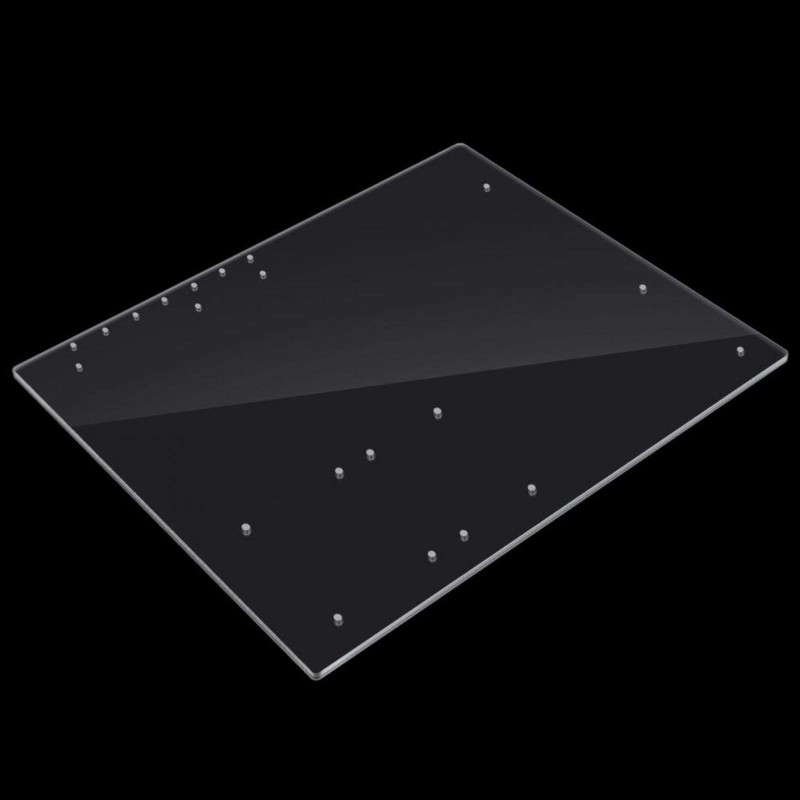 Clear Acrylic Bracket for ATX Computer Motherboard, 4mm Thick High