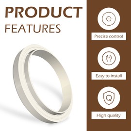 2PCS 54mm Silicone Steam Ring for Breville Espresso Machine 878/870/860/880/810/840/450/500 and Sage 880/878/875/870/810/500, Compatible with Breville Espresso Machine Grouphead Gasket