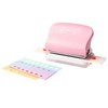 All Metal 6-Hole Punch, Paper Hole Puncher with Positioning Mark,