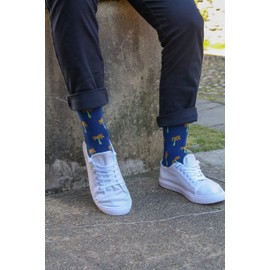 SWOLE PANDA | Luxury Super Soft Bamboo Socks For Men, 3 Pack Gift Box (Tropical Box), Size 7-11