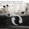 Small Expandable Over The Sink Dish Drainer Drying Rack In