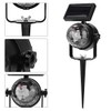Outdoor Waterproof Solar Panel Festival LED Fairy Spotlight Projector Lamp