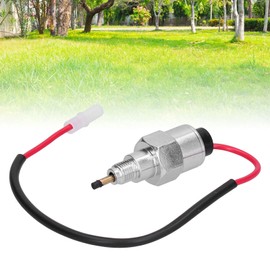 Carburettor Fuel Solenoid Kit, Lawnmower Engine Fuel Shut Off Solenoid, Iron Solenoid Replacement for 692094 807664 BS-692094-D1