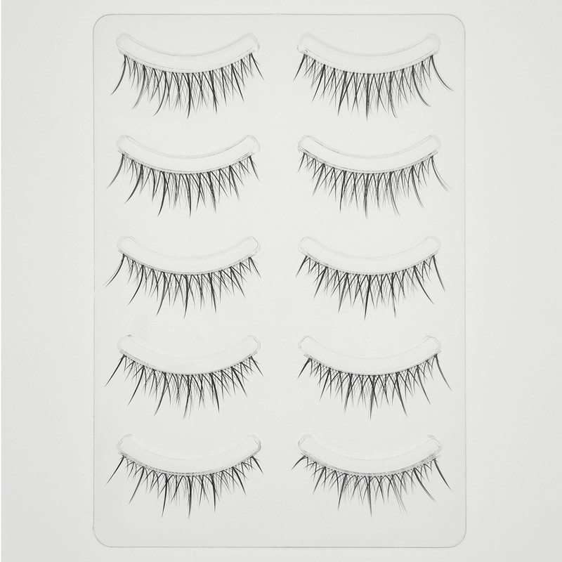 CLEAREYELASH False Eyelashes Natural 3D Matsuke Formula 5 Pairs (D03)