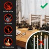 Wondise Flameless Window Candles with Timer & Remote, Battery Operated