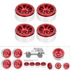4pcs 1.9" 10 Hole Fashion Alloy Beadlock Wheel Hubs for