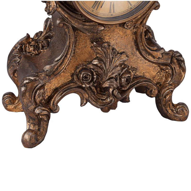 Kensington Hill Taryn Vintage Style 16 1/4" High Table Clock