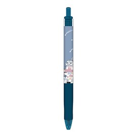 Kamio Japan 209402 Moomin Jetstream Oil Based Ballpoint Pen, 0.5mm, Starry Sky