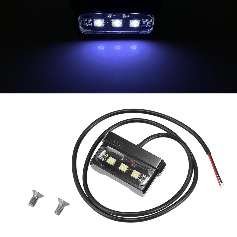 Motoforti Motorcycle License Plate Bracket Fender Eliminate Kit Gold Tone