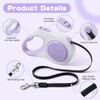 PAWDAY Retractable Dog Leash, 9.84/16.4 ft Tangle Free Retractable Leash
