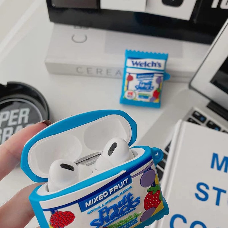 koytooy AirPod Pro用ケース キュートでユニークなカートゥーン キュートなファッションデザイン AirPodsカバー 女の子と男の子に最適 充電ケース (PRO/3 ブルー)