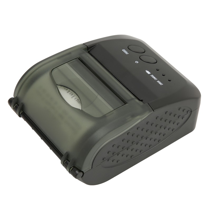 Portable Receipt Printer 58mm Bluetooth 4.0 Fast Printing Low Noise