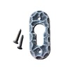 UHRIG 2 x oval rosette for PZ lock, key escutcheon
