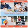 Bentgo Easyboxes 4-Compartment Snack Containers - 8-Piece Set with 4