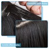 6D Second Generation Hair Piece, 100% Real Natural Hair Extensions,
