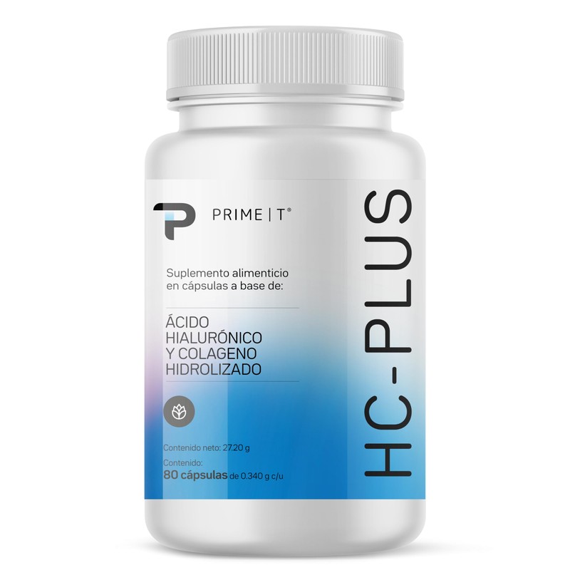 Primetech Nutrition Ácido Hialurónico Cápsulas, 80 Cápsulas 100 Mg