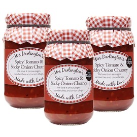 Generic Mrs Darlington's Spicy Tomato and Sticky Onion Chutney - 312g - Pack of 3