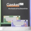 FKZ K75 Barebone Keyboard Kit,75% Hot Swap Tri-Mode Bluetooth 5.0/2.4G