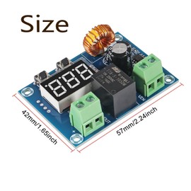 4PCS 12V-36V DC Voltage Protection Modules XH-M609 Over-Discharge Circuit Protection Module Digital Low Voltage Protector Disconnect Switch Protection Module