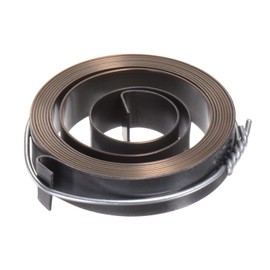 sourcing map Drill Press Return Spring 52 x 12 x 0.7 mm Sleeve Spring Feed Return Coil Spring Assembly Spring Steel Chemical Blackening Surface for Drill Press